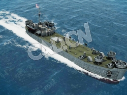C4D海军舰艇军舰舰船-坦克登陆舰坦克登陆艇模型 landing ship tank 3d Model