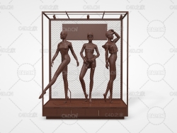 服装店女模特 Sportswear Female Mannequin