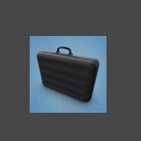 手提皮箱C4D模型 Business Case
