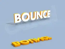 C4D弹跳文字动画工程 Text animation