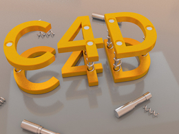 C4D创意文字工程文件