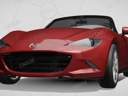 马自达mx5-nd敞篷跑车2016款C4D汽车模型下载