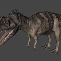 恐龙C4D模型：角鼻龙 Ceratosaurus