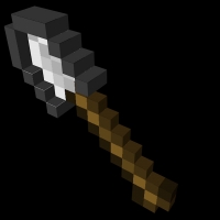 minecraft 立体铁铲模型