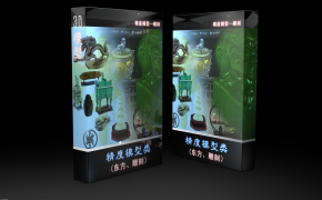 精度3D模型类——东方、雕刻、古董C4D模型
