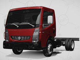 雷诺Maxity卡车货车运输车辆汽车2013款C4D汽车模型下载