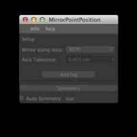 [C4D R15插件] mirror points (win/mac)