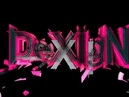 C4D文字碎裂动画工程文件 Text fragmentation Animation