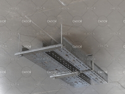 地下室房顶网孔线槽板