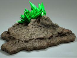 岩石景观C4D模型 Rock Scape