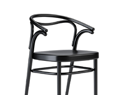 Wiener GTV设计博利耶扶手椅（浅灰）3D模型素材下载Beaulieu Ptbeaulgn Armchair by W