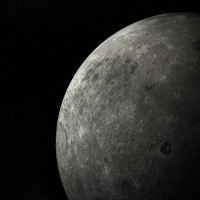 高精度月球C4D模型