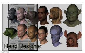 C4D head designer头部设计师脚本预设汉化版