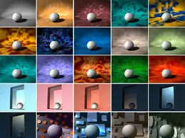 200多个C4D场景文件 Dosch Design 3D Background Stages