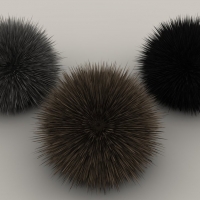 C4D刺球材质 Spiked