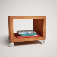 流动书柜C4D模型 bookcase（vray）