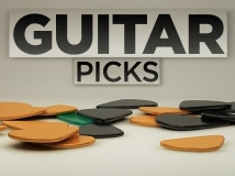 The Pixel乐器配件：吉它拨片C4D模型 GUITAR PICKS