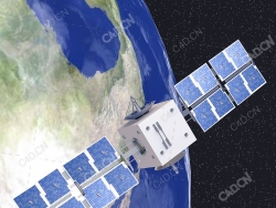 太空中的人造卫星C4D模型satellite