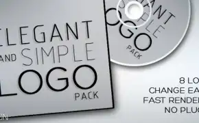 Videohive Elegant And Simple Logo Pack V2优雅简洁logo演绎AE模板包