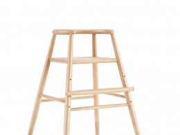 ND54儿童高脚椅Carl Hansen儿童椅3D模型素材下载ND54 High Chair Baby Seat by Carl H