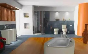 Cinema4d 制作浴室室内场景 Arab4d - Bathroom Interior Cinema4d