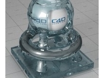 Vray for C4D玻璃材质 vetro celeste