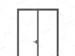 厨房双开玻璃门磨砂玻璃门玻璃门会议室门厨房门