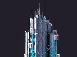 未来科幻赛博朋克高层建筑future architecture-44