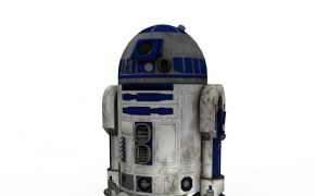 星球大战R2D2机器人C4D模型 Star Wars R2D2 robot