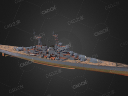 苏联海军莫斯科号巡洋舰俄罗斯黑海舰队旗舰光荣级1164型巡洋舰首舰C4D模型下载Moskva