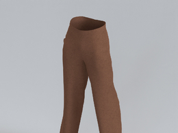 服饰模型：直腿裤