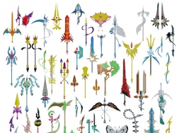 60个口袋妖怪武器3D模型合集 60 3D Pokemon Weapons