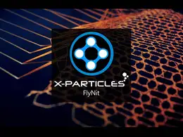 C4D使用XP粒子制作网格抽线效果 Flyknit Style Animation using X-Particles Tutorial