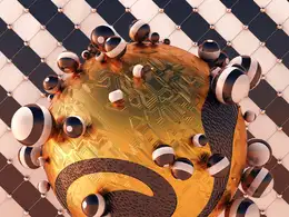 C4D实用工程第53季：科技圆球动画C4D工程文件 c4d project