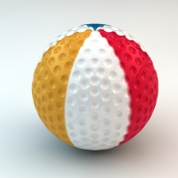 高尔夫球3D模型 Golf 3dmodel