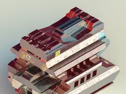 C4D实用工程第10季：金属科幻设备创意C4D工程文件 c4d project
