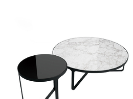塔基尼笼型桌系列现代桌子3D模型素材下载Cage Tables by Tacchini