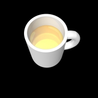 【C4D馬克杯模型】 馬克杯