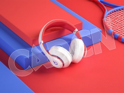 C4D OCTANE电商场景头戴式耳机网球拍模型