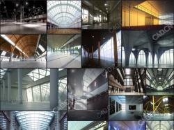 20个精致的汽车渲染背景建筑室内空间模型MAX模型Archinteriors Vol. 24