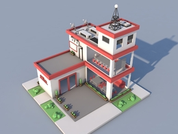 C4D自学练习 小场景