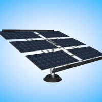 太阳能电池板C4D模型 Solar-Panel