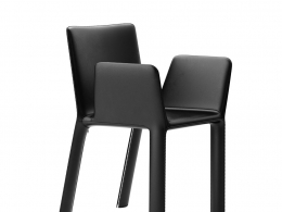 克里斯塔利亚带扶手约克皮椅3D模型素材下载Joko Leather Armrest Chair by Kristalia