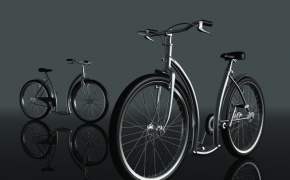 高细节精致不锈钢自行车模型High detail exquisite stainless steel bicycle model