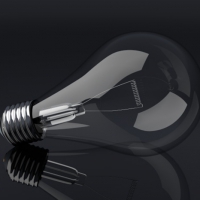 灯泡C4D模型 3D, dimable light bulb with Xpresso sliders