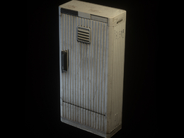 电表箱C4D模型 chromfell anotherelectricmeter box