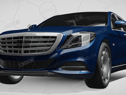 梅赛德斯迈巴赫s60汽车豪华轿车2015款C4D汽车模型下载