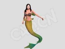 小美人鱼动画模型