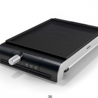 飞利浦电烧烤机C4D模型 PHILIPS Electric barbecue, 3D model