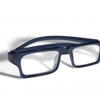 黑框眼镜C4D模型 glasses 3d model